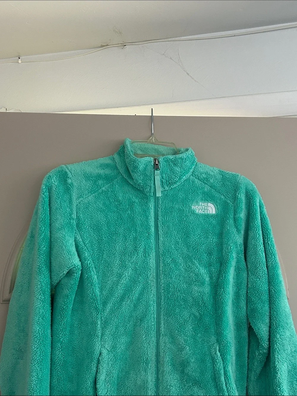 The North Face Girls' Fuzzy Full‑Zip Jacket